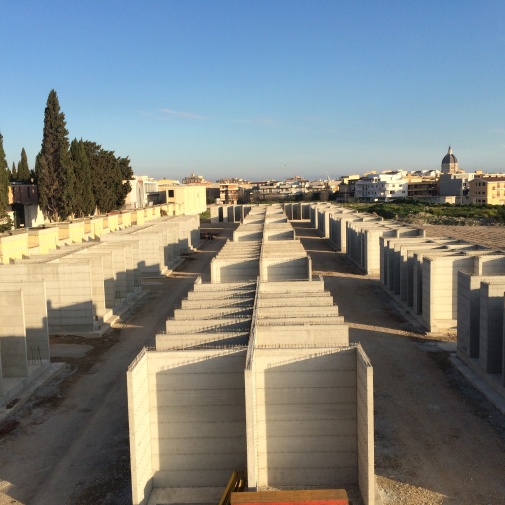 Opere civili, in subappalto, per l'ampliamento del cimitero di Cerignola (FG) lato est